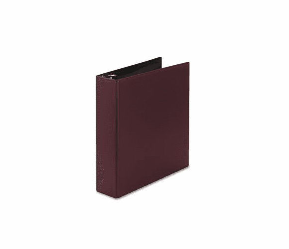 AVE27552 Durable EZ-Turn Ring Reference Binder, 11 x 8-1/2, 2" Capacity, Burgundy By AVERY-DENNISON