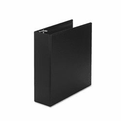 AVE27650 Durable EZ-Turn Ring Reference Binder, 11 x 8-1/2, 3" Capacity, Black By AVERY-DENNISON