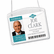 AVE2922 Photo ID Badge Holder, Horizontal, 4w x 3h, Clear, 100/Box By AVERY-DENNISON