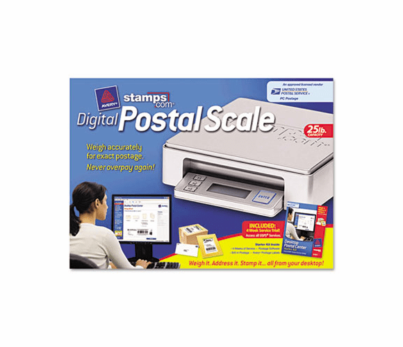 AVE32400 Digital Postal Scale, 25 lb Capacity By AVERY-DENNISON