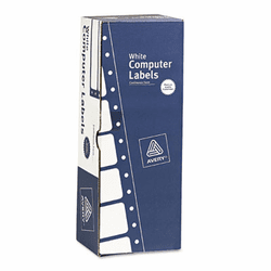 AVE4018 Dot Matrix Removable Address Labels, 15/16 x 3-1/2, White, 5000/Box By AVERY-DENNISON