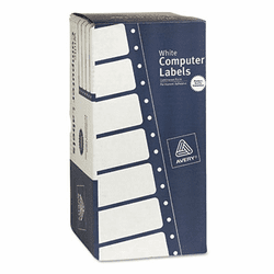 AVE4076 Dot Matrix Printer Shipping Labels, 1 Across, 2-15/16 x 5, White, 3000/Box By AVERY-DENNISON