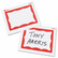 AVE45143 Name Badge Label Pads, 3 x 4, Red/White, 40/Pack By AVERY-DENNISON