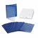 AVE47961 Coated Paper Report Cover, Tang Clip, Letter, 1/2" Capacity, Clear/Blue, 25/Box By AVERY-DENNISON