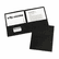 AVE47988 Two-Pocket Embossed Paper Portfolio, 30-Sheet Capacity, Black, 25/Box By AVERY-DENNISON