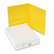 AVE47992 Two-Pocket Embossed Paper Portfolio, 30-Sheet Capacity, Yellow, 25/Box By AVERY-DENNISON