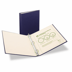 AVE50001 Recyclable Ring Binder With Slant Rings, 1" Capacity, Blue By AVERY-DENNISON