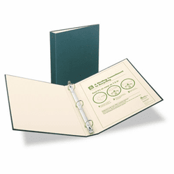 AVE50002 Recyclable Ring Binder With Slant Rings, 1" Capacity, Green By AVERY-DENNISON