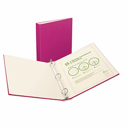 AVE50007 Recyclable Ring Binder With Slant Rings, 1-1/2" Capacity, Red By AVERY-DENNISON