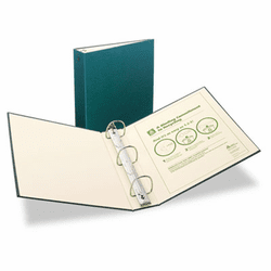 AVE50010 Recyclable Ring Binder With Slant Rings, 2" Capacity, Green By AVERY-DENNISON