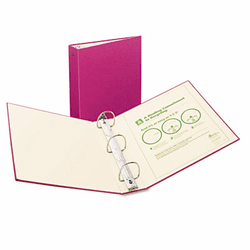 AVE50015 Recyclable Ring Binder With Slant Rings, 3" Capacity, Red By AVERY-DENNISON