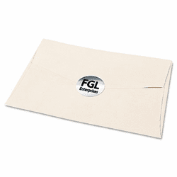 AVE5249 Gold & Silver Seals, 1" Diameter, Silver, 480/Pack By AVERY-DENNISON