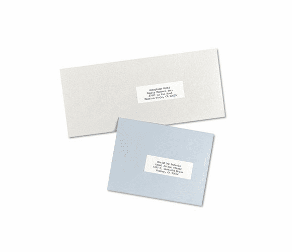AVE5332 Self-Adhesive Address Labels for Copiers, 1 x 2-13/16, White, 8250/Box By AVERY-DENNISON