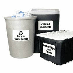 AVE6579 Permanent ID Laser Labels, 5 x 8-1/8, White, 100/Pack By AVERY-DENNISON