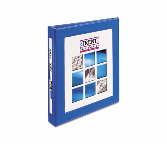 AVE68026 Framed View Binder With Slant Rings, 1/2" Capacity, Royal Blue By AVERY-DENNISON