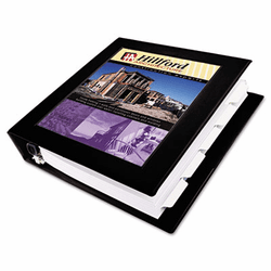 AVE68037 Framed View Binder With One Touch Locking EZD Rings, 3" Capacity, Black By AVERY-DENNISON