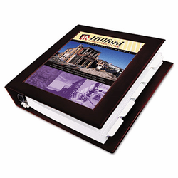 AVE68040 Framed View Binder With One Touch Locking EZD Rings, 3" Capacity, Maroon By AVERY-DENNISON