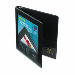 AVE68050 Framed View Binder With Slant Rings, 1/2" Capacity, Black By AVERY-DENNISON