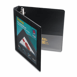 AVE68054 Framed View Binder With One Touch Locking EZD Rings, 1" Capacity, Black By AVERY-DENNISON