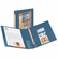 AVE68059 Framed View Binder With One Touch Locking EZD Rings, 1-1/2" Capacity, Navy Blue By AVERY-DENNISON