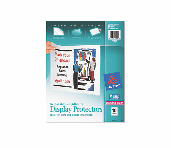 AVE74404 Top-Load Display Sheet Protectors, Letter, 10/Pack By AVERY-DENNISON