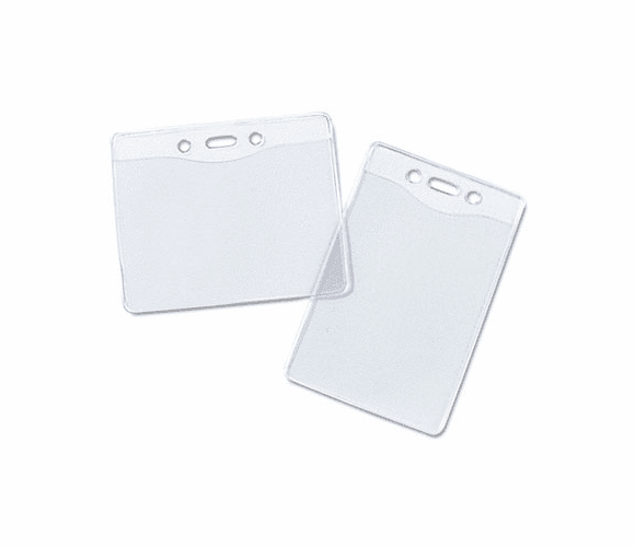 AVE74471 Photo ID Badge Holder, Horizontal, 4w x 3h, Clear, 25/Pack By AVERY-DENNISON