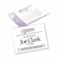 AVE74540 Badge Holders w/Laser/Inkjet Inserts, Top Loading, 3 x 4, White, 100/Box By AVERY-DENNISON