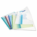 AVE75254 Ring Binder Polypropylene Pockets, 8-1/2 x 11, Assorted Colors, 5 Pockets/Pack By AVERY-DENNISON