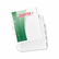 AVE75500 Index Maker Clear Label Three-Hole Punch View Dividers, Letter, 5/Set By AVERY-DENNISON