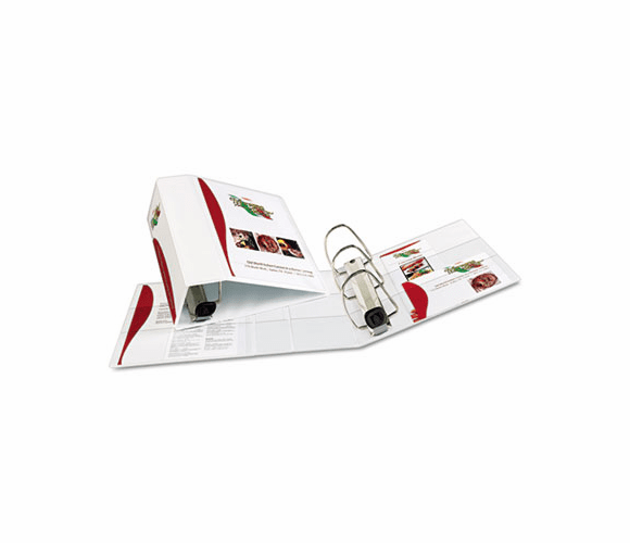 AVE79106 Nonstick Heavy-Duty EZD Reference View Binder, 5" Capacity, White By AVERY-DENNISON