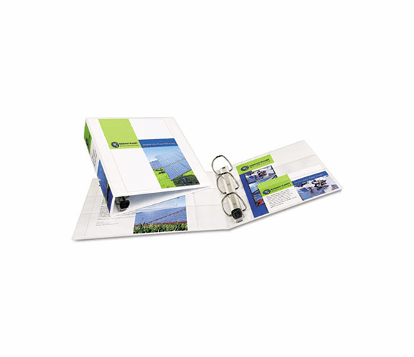 AVE79192 Nonstick Heavy-Duty EZD Reference View Binder, 2" Capacity, White By AVERY-DENNISON