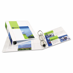 AVE79192 Nonstick Heavy-Duty EZD Reference View Binder, 2" Capacity, White By AVERY-DENNISON