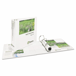 AVE79195 Nonstick Heavy-Duty EZD Reference View Binder, 1-1/2" Capacity, White By AVERY-DENNISON