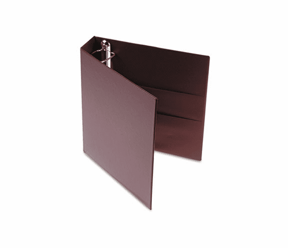 AVE79362 Heavy-Duty Vinyl EZD Ring Reference Binder, 2" Capacity, Maroon By AVERY-DENNISON