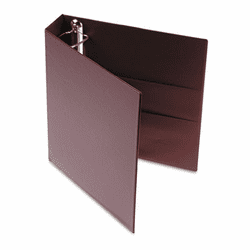 AVE79362 Heavy-Duty Vinyl EZD Ring Reference Binder, 2" Capacity, Maroon By AVERY-DENNISON