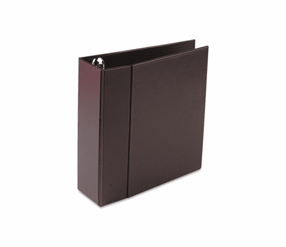 AVE79364 Heavy-Duty Vinyl EZD Ring Reference Binder, 4" Capacity, Maroon By AVERY-DENNISON