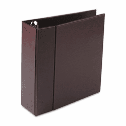 AVE79364 Heavy-Duty Vinyl EZD Ring Reference Binder, 4" Capacity, Maroon By AVERY-DENNISON