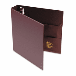 AVE79365 Heavy-Duty Vinyl EZD Ring Reference Binder, 1-1/2" Capacity, Maroon By AVERY-DENNISON