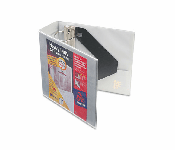 AVE79404 Nonstick Heavy-Duty EZD Reference View Binder, 4" Capacity, Gray By AVERY-DENNISON