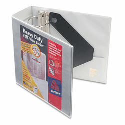 AVE79404 Nonstick Heavy-Duty EZD Reference View Binder, 4" Capacity, Gray By AVERY-DENNISON