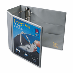 AVE79406 Nonstick Heavy-Duty EZD Reference View Binder, 5" Capacity, Gray By AVERY-DENNISON