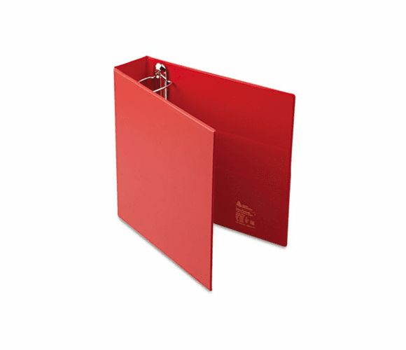 AVE79582 Heavy-Duty Vinyl EZD Ring Reference Binder, 2" Capacity, Red By AVERY-DENNISON
