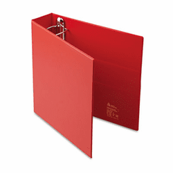 AVE79582 Heavy-Duty Vinyl EZD Ring Reference Binder, 2" Capacity, Red By AVERY-DENNISON