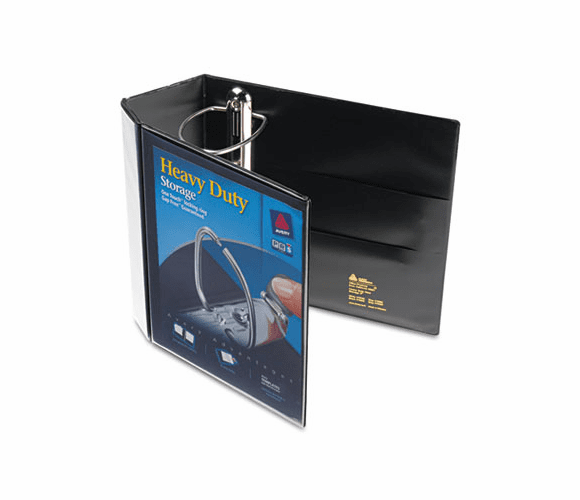 AVE79606 Nonstick Heavy-Duty EZD Reference View Binder, 5" Capacity, Black By AVERY-DENNISON