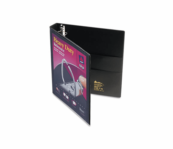 AVE79699 Nonstick Heavy-Duty EZD Reference View Binder, 1" Capacity, Black By AVERY-DENNISON