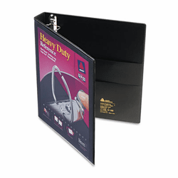 AVE79699 Nonstick Heavy-Duty EZD Reference View Binder, 1" Capacity, Black By AVERY-DENNISON