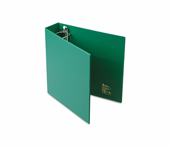AVE79782 Heavy-Duty Vinyl EZD Ring Reference Binder, 2" Capacity, Green By AVERY-DENNISON