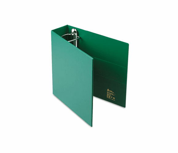 AVE79783 Heavy-Duty Vinyl EZD Ring Reference Binder, 3" Capacity, Green By AVERY-DENNISON