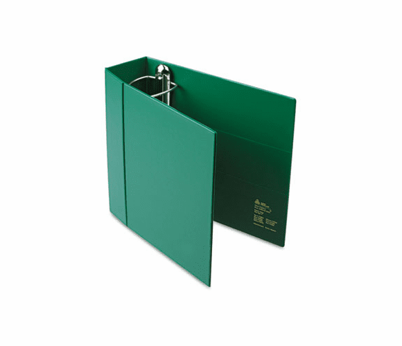 AVE79784 Heavy-Duty Vinyl EZD Ring Reference Binder, 4" Capacity, Green By AVERY-DENNISON