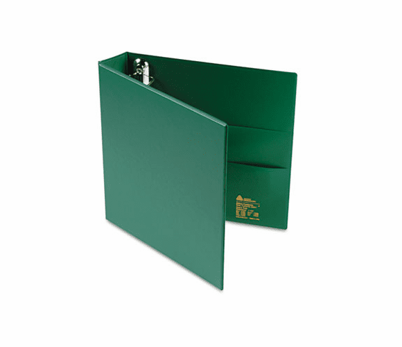 AVE79785 Heavy-Duty Vinyl EZD Ring Reference Binder, 1-1/2" Capacity, Green By AVERY-DENNISON